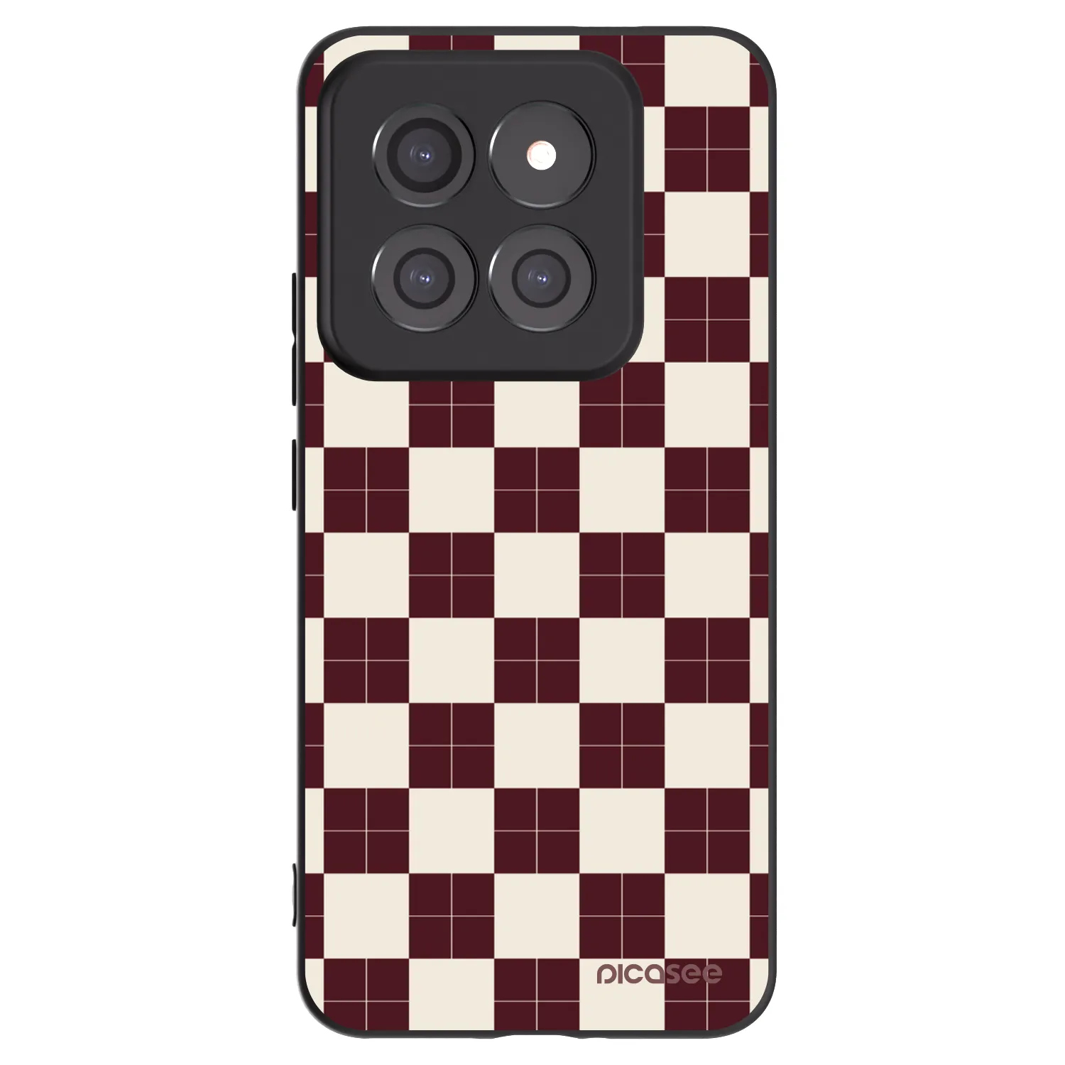 Picasee Μαύρη θήκη σιλικόνης για Xiaomi 14 Pro - Checked Away