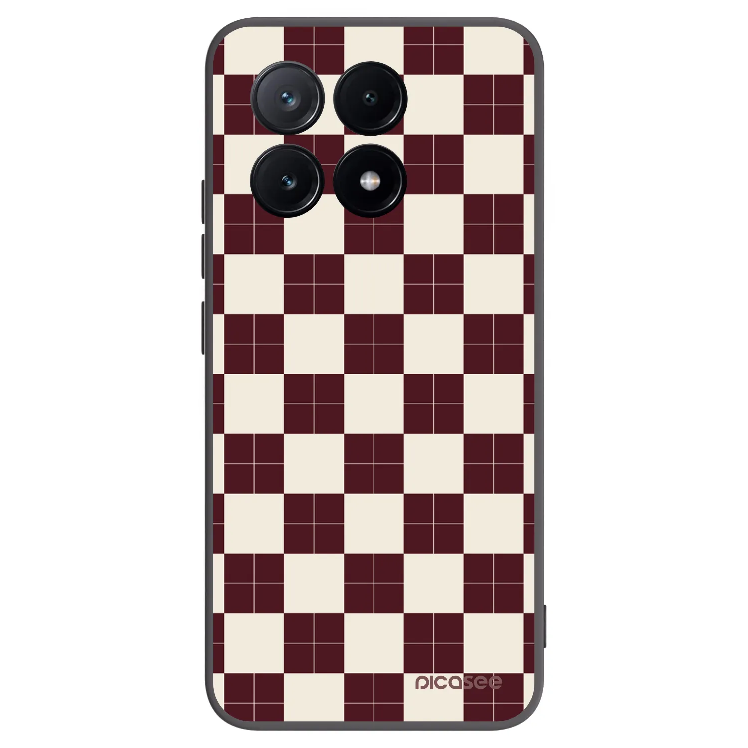Picasee Μαύρη θήκη σιλικόνης για Xiaomi Poco X6 Pro - Checked Away