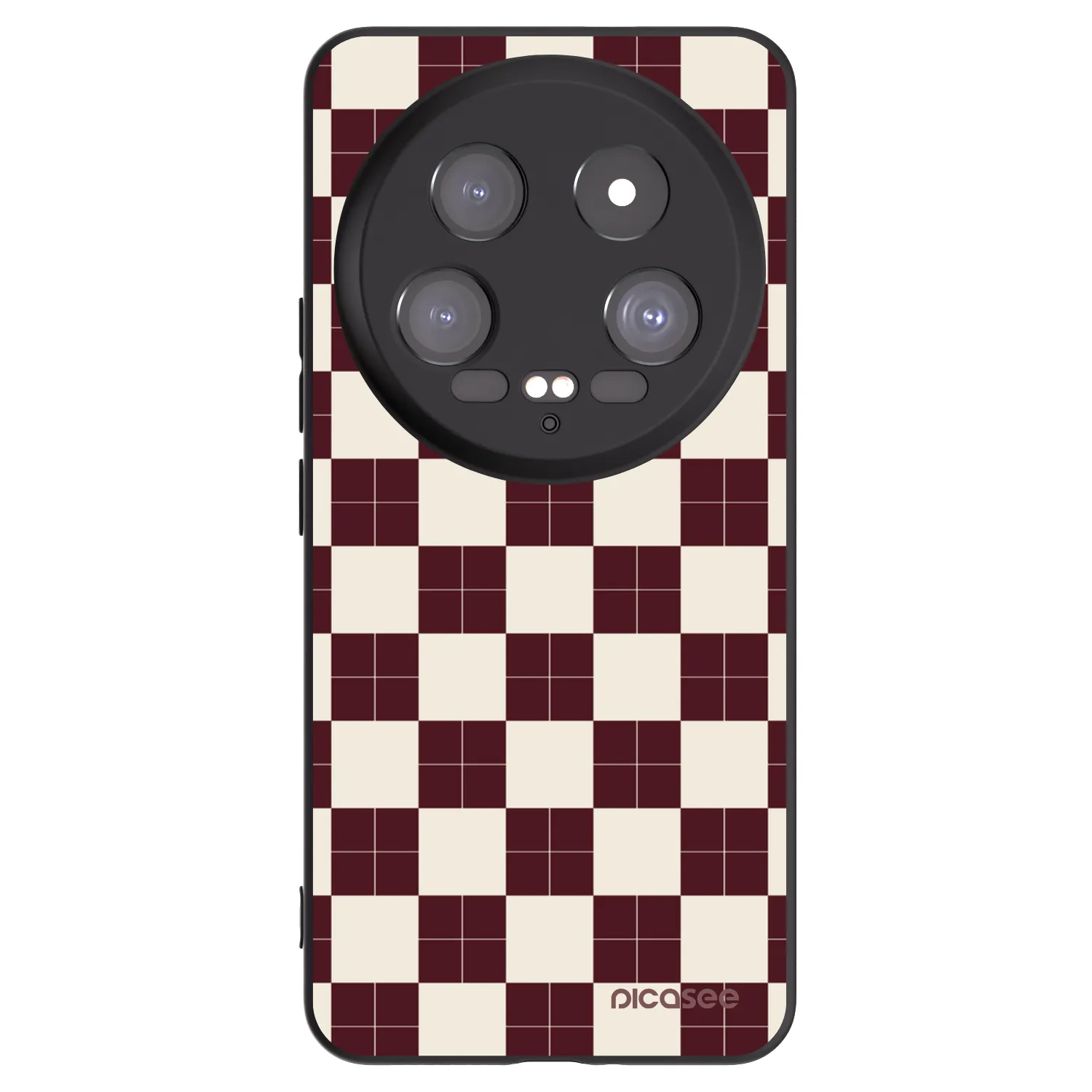 Picasee Μαύρη θήκη σιλικόνης για Xiaomi 14 Ultra - Checked Away