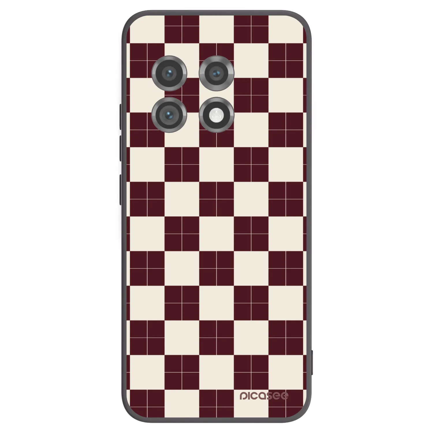 Picasee Μαύρη θήκη σιλικόνης για OnePlus 11 5G - Checked Away