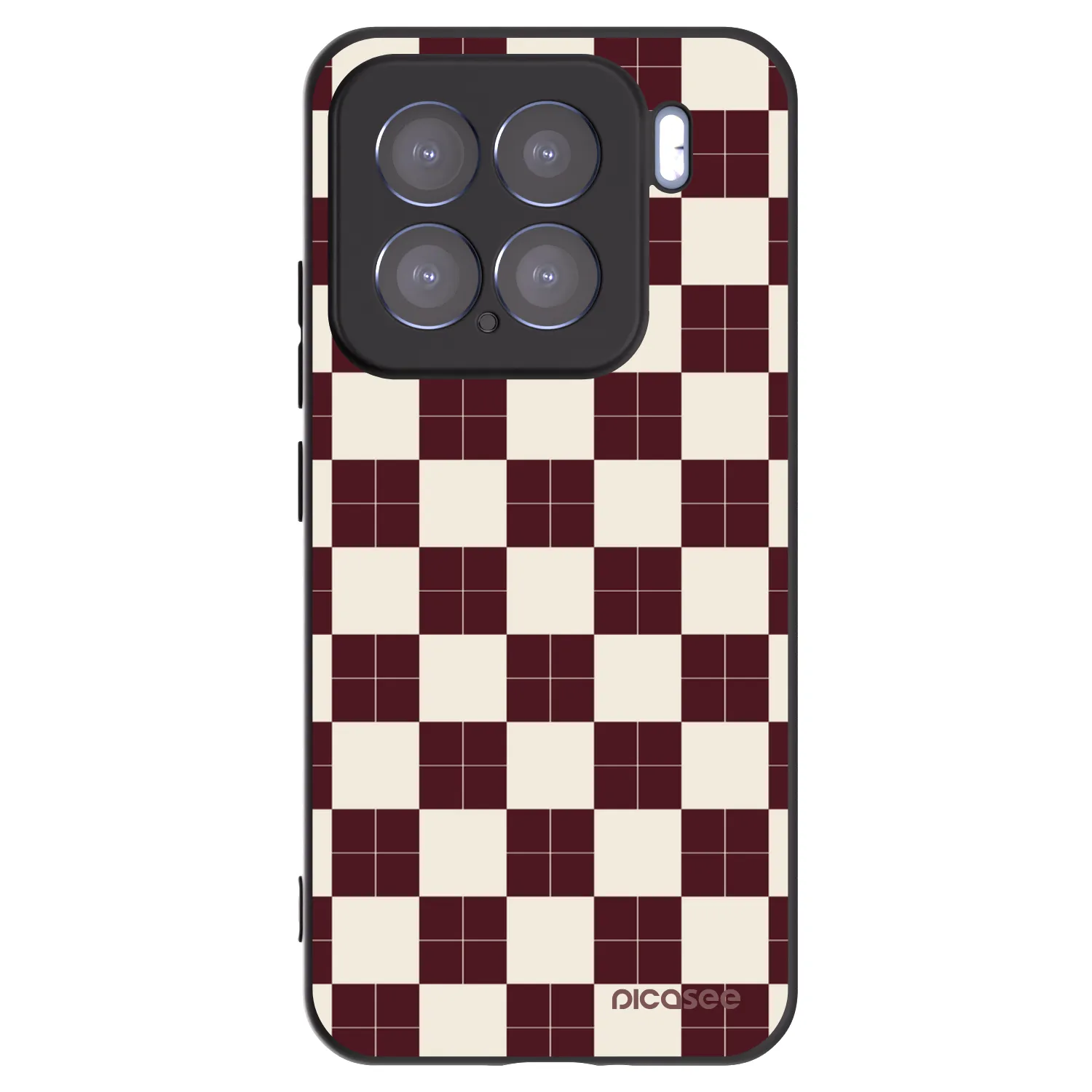 Picasee Μαύρη θήκη σιλικόνης για Xiaomi 15 - Checked Away