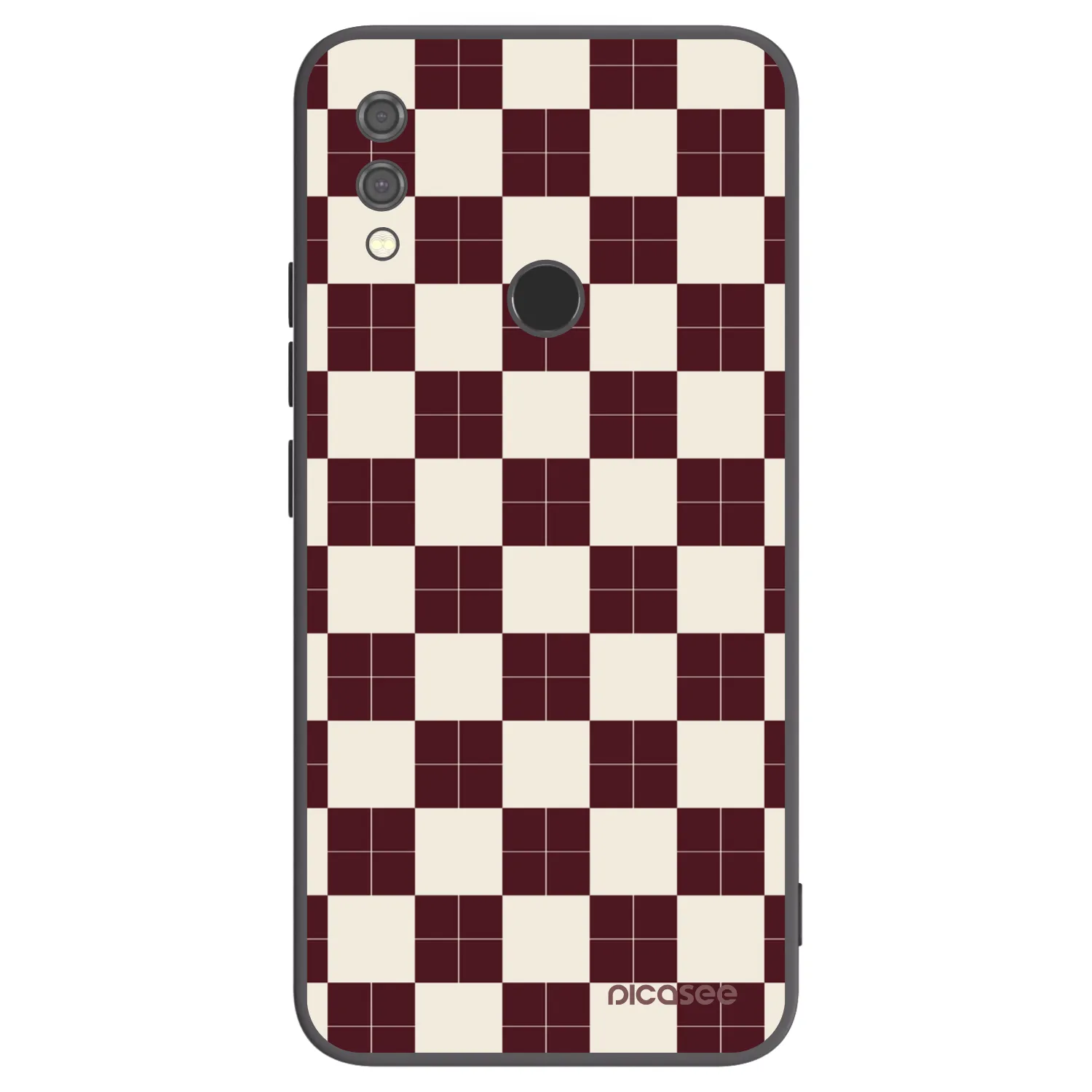 Picasee Μαύρη θήκη σιλικόνης για Xiaomi Redmi Note 7 - Checked Away