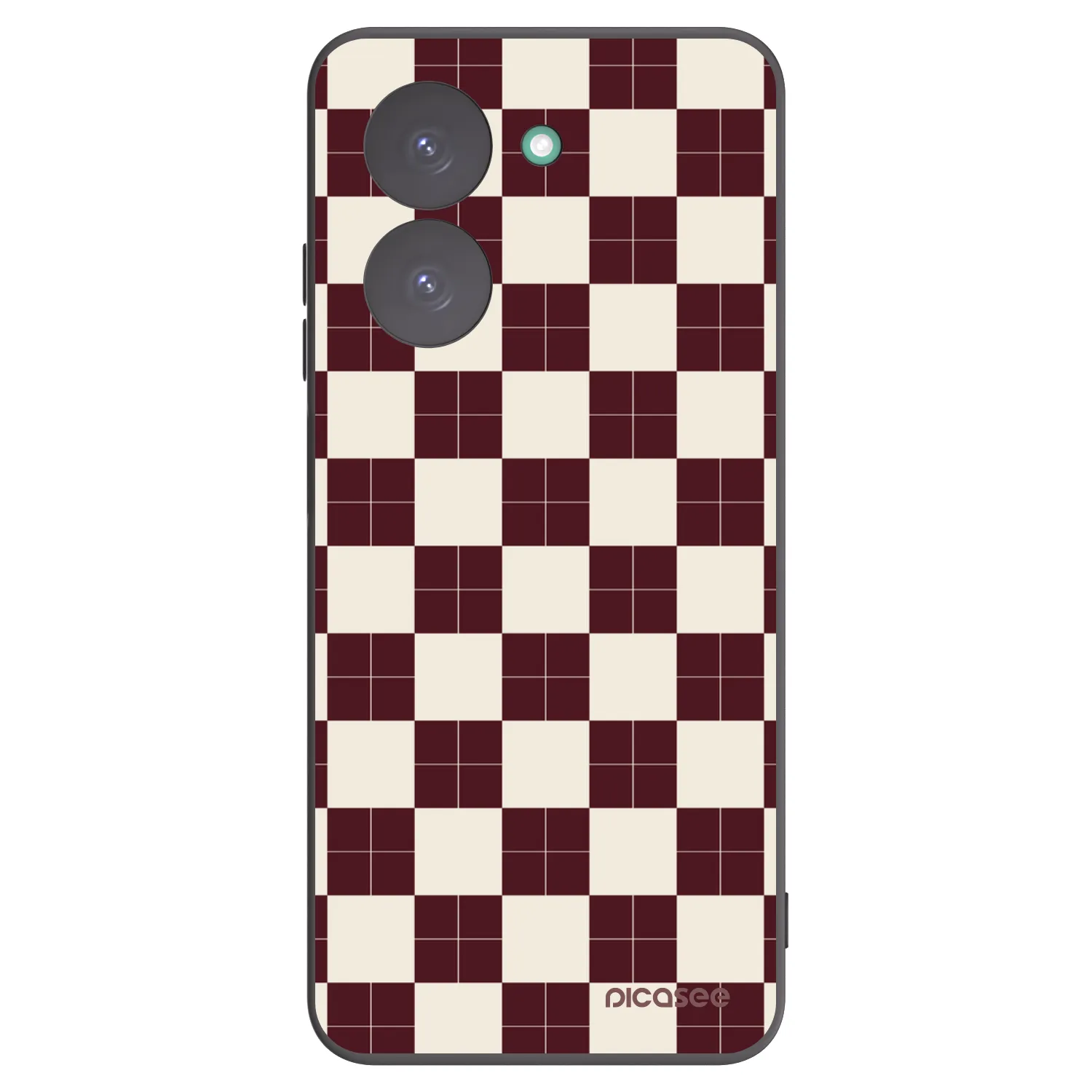 Picasee Μαύρη θήκη σιλικόνης για Xiaomi Redmi A5 - Checked Away