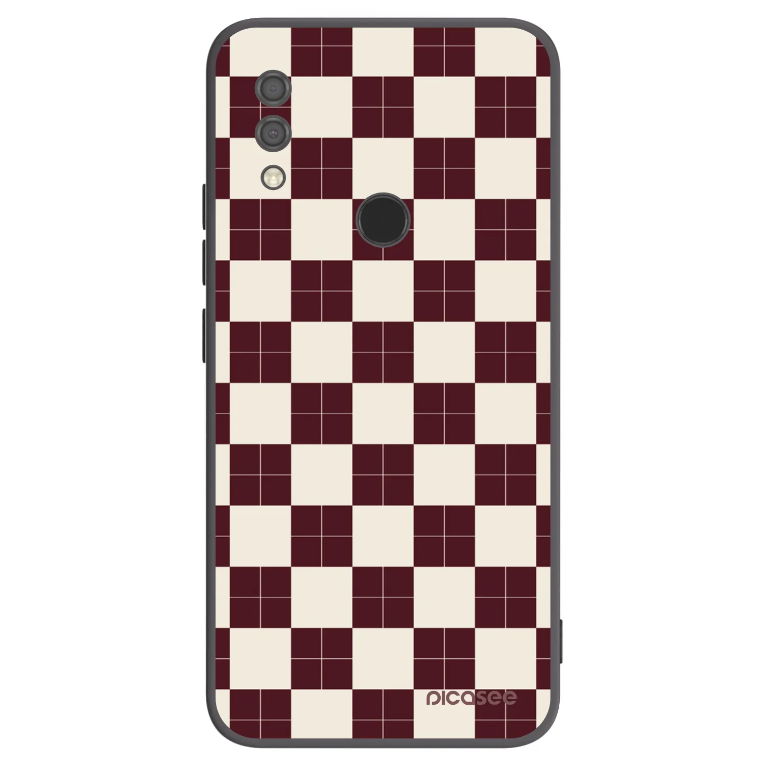 Picasee Μαύρη θήκη σιλικόνης για Xiaomi Redmi 7 - Checked Away