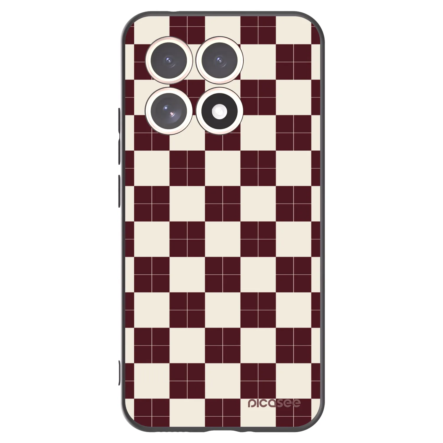 Picasee Μαύρη θήκη σιλικόνης για Xiaomi 15T - Checked Away