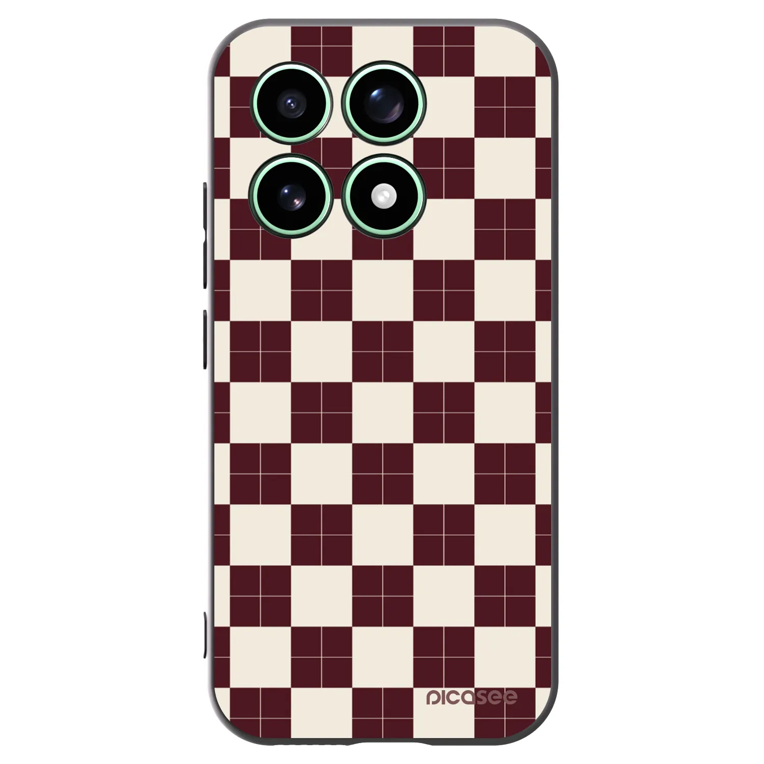 Picasee Μαύρη θήκη σιλικόνης για Xiaomi 17 - Checked Away