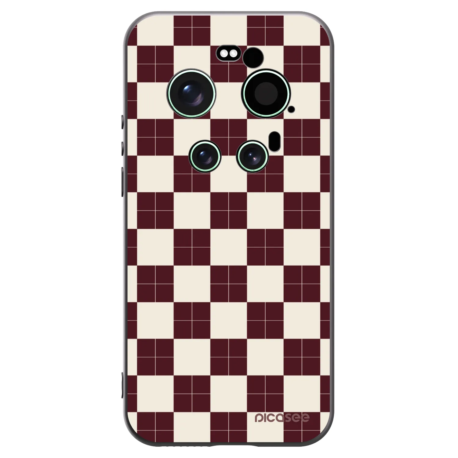 Picasee Μαύρη θήκη σιλικόνης για Xiaomi 17 Ultra - Checked Away