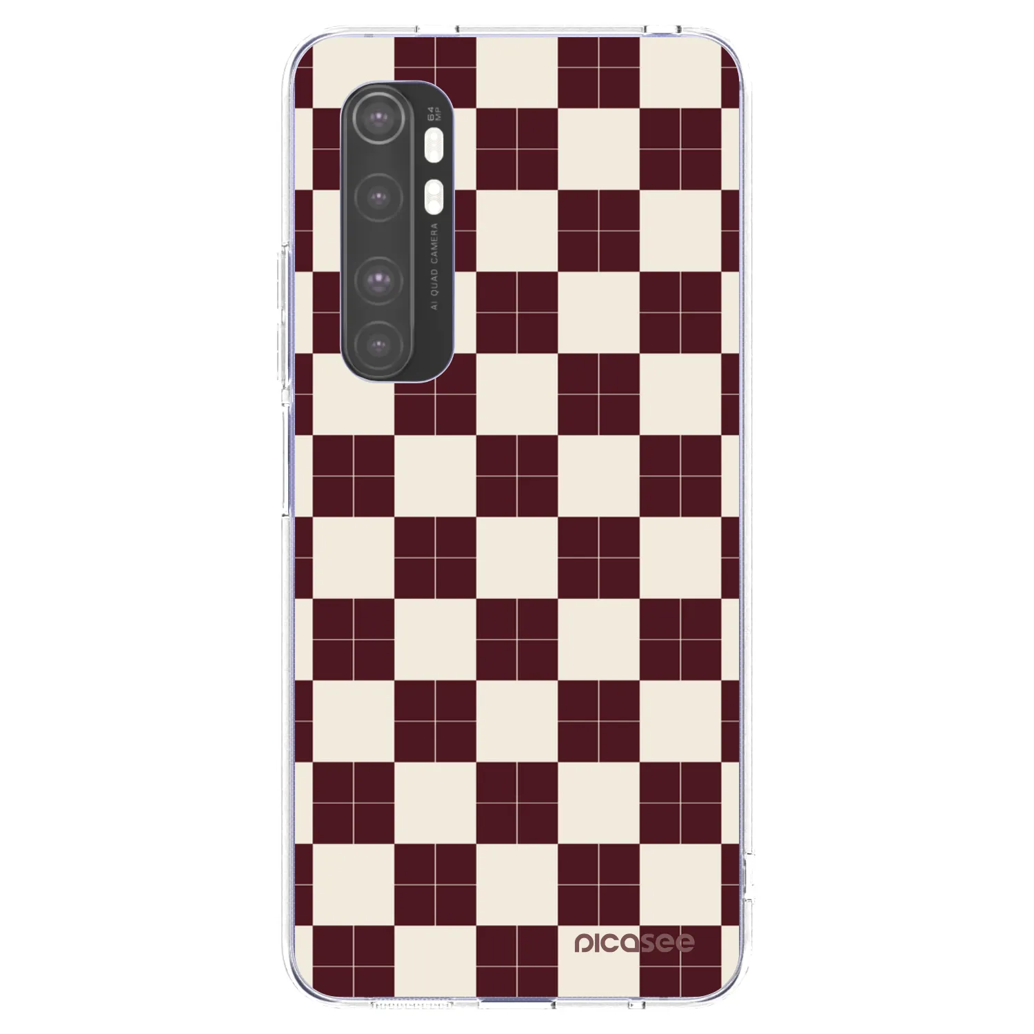 Picasee διαφανής θήκη σιλικόνης Xiaomi Mi Note 10 Lite - Checked Away