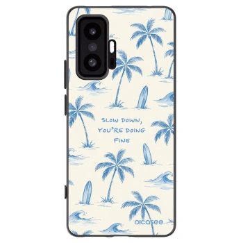 Picasee Μαύρη θήκη σιλικόνης για Xiaomi 11T - Slow Tide