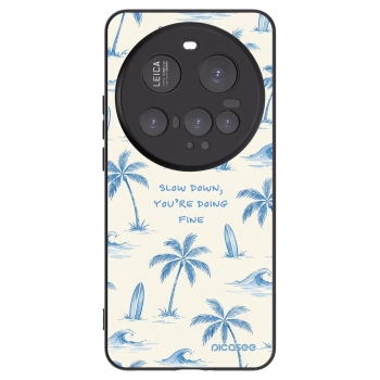 Picasee Μαύρη θήκη σιλικόνης για Xiaomi 15 Ultra - Slow Tide