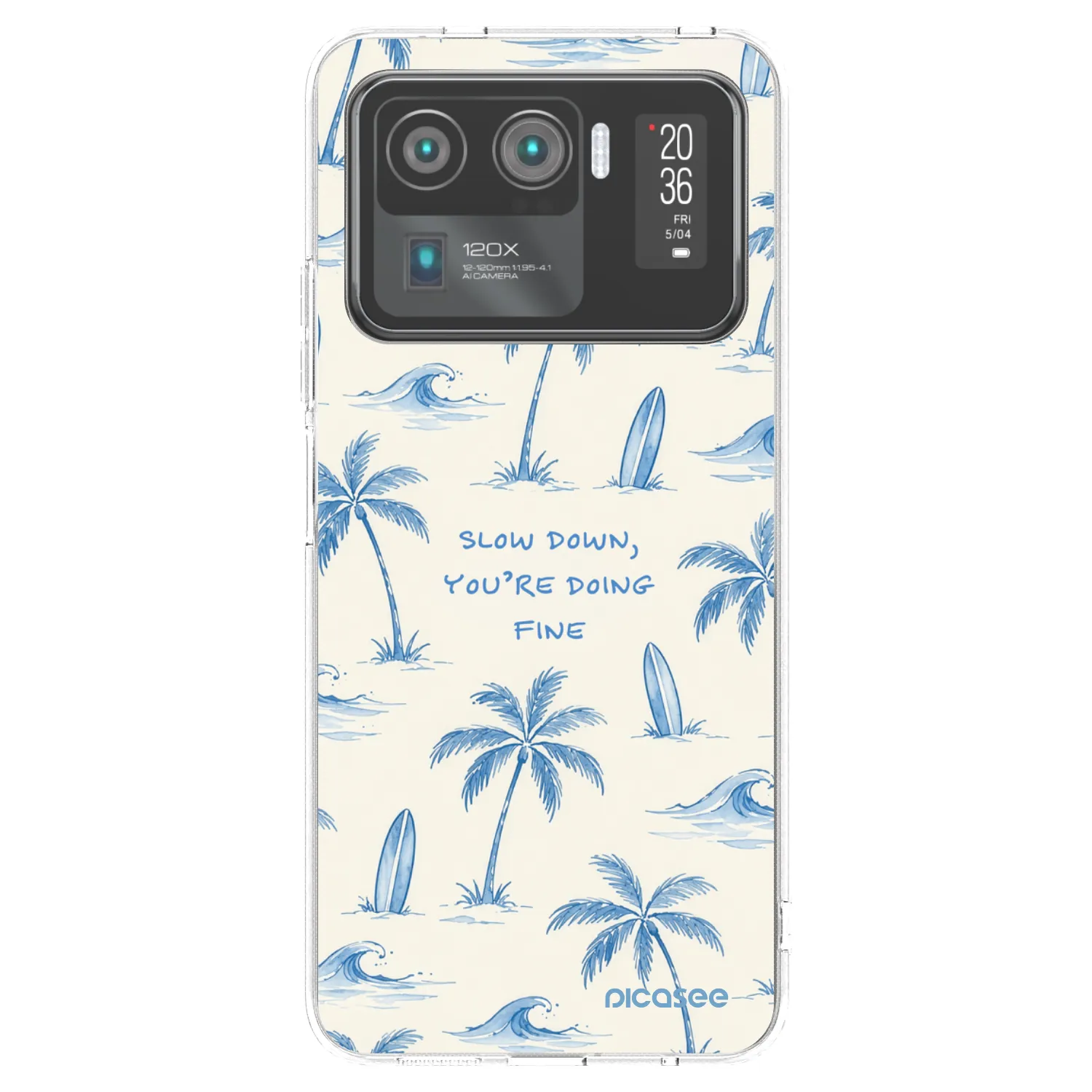 Picasee διαφανής θήκη σιλικόνης Xiaomi Mi 11 Ultra - Slow Tide
