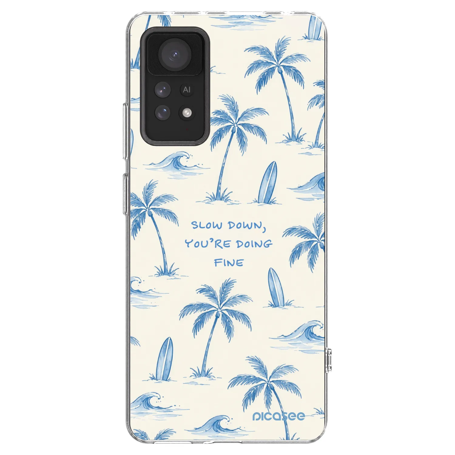 Picasee διαφανής θήκη σιλικόνης Xiaomi Redmi Note 11 Pro 5G - Slow Tide