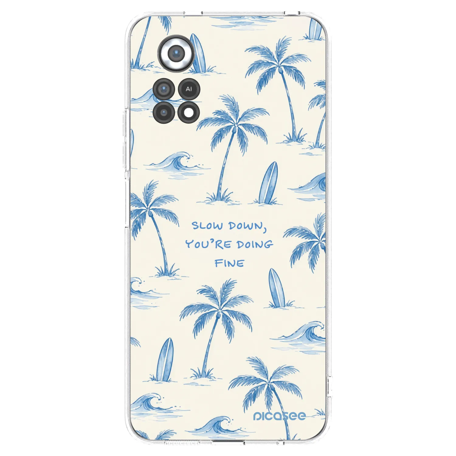 Picasee διαφανής θήκη σιλικόνης Xiaomi Poco X4 Pro 5G - Slow Tide