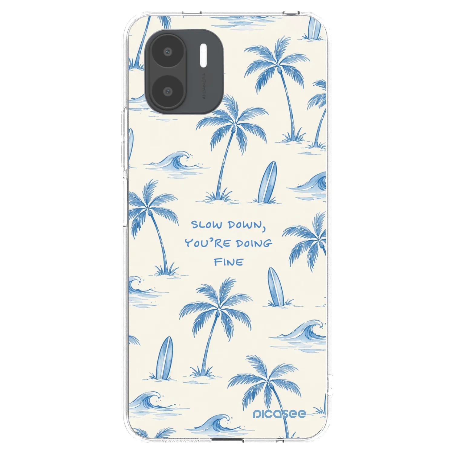 Picasee διαφανής θήκη σιλικόνης Xiaomi Redmi A1 - Slow Tide