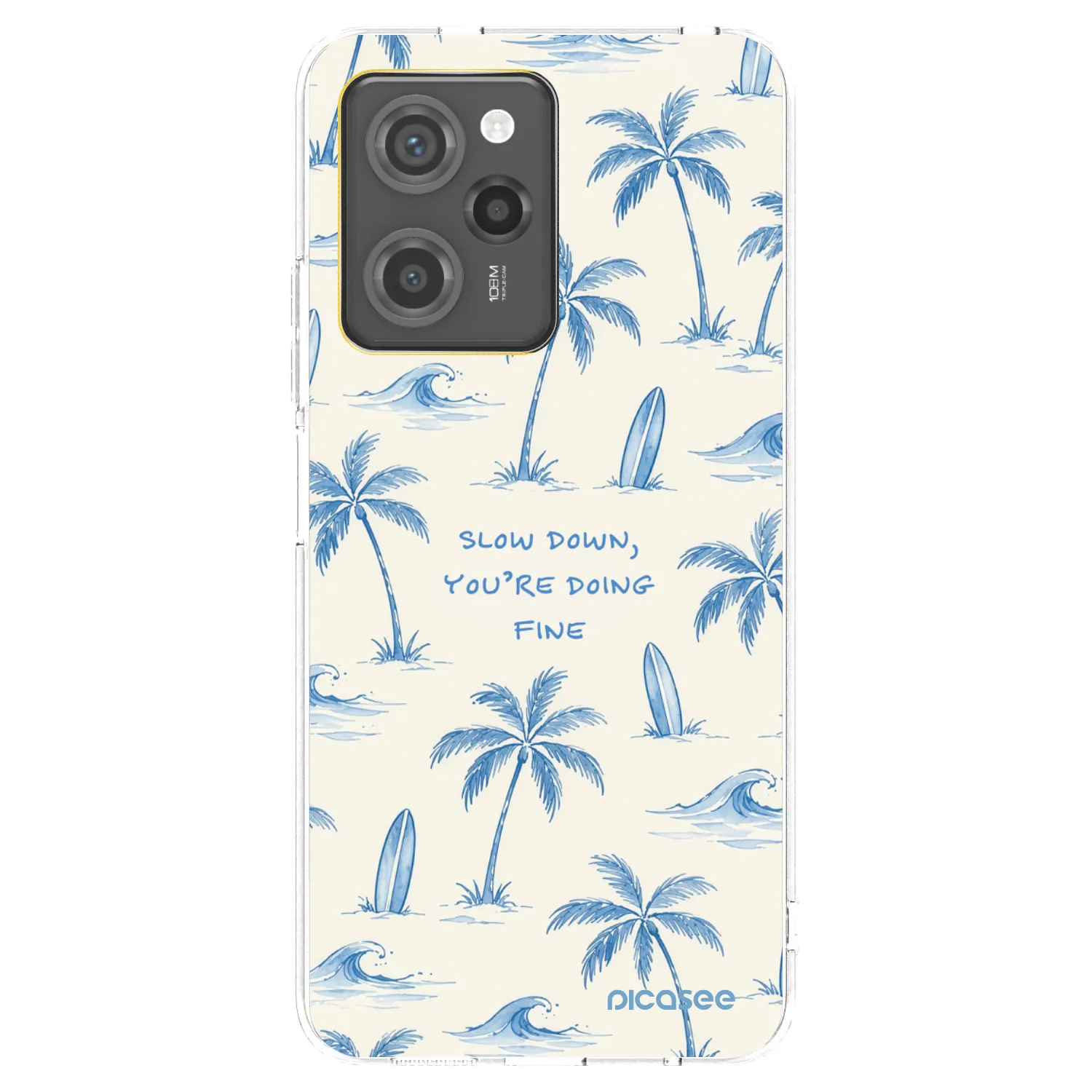 Picasee διαφανής θήκη σιλικόνης Xiaomi Poco X5 Pro - Slow Tide
