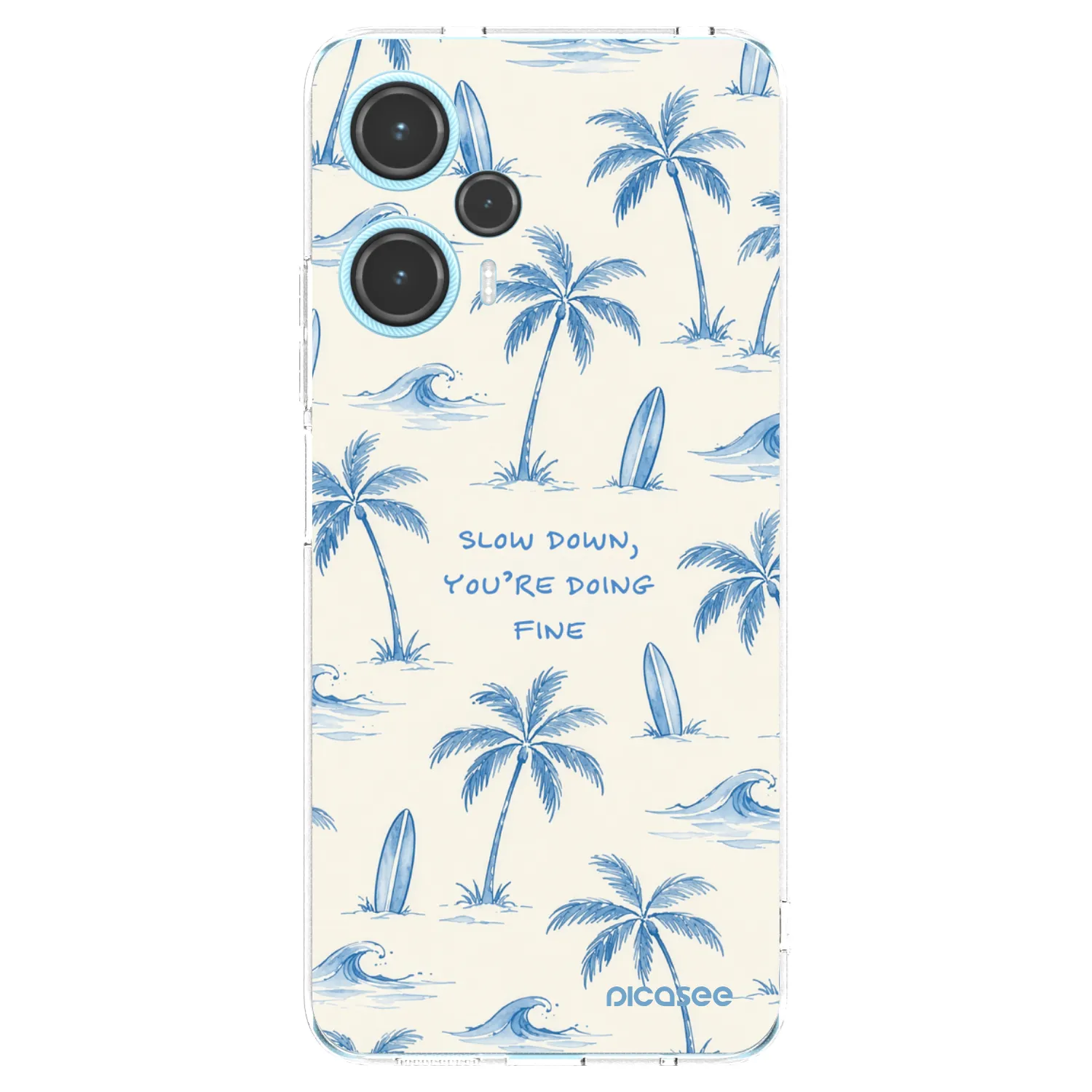 Picasee διαφανής θήκη σιλικόνης Xiaomi Poco F5 - Slow Tide