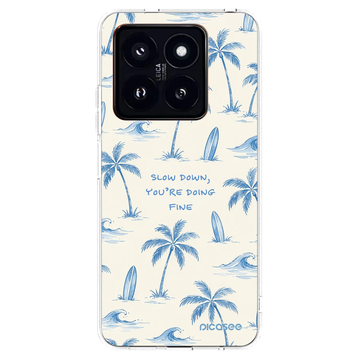 Picasee διαφανής θήκη σιλικόνης Xiaomi 14 Pro - Slow Tide
