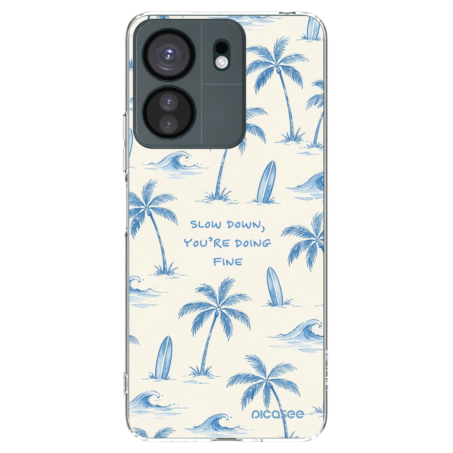 Picasee διαφανής θήκη σιλικόνης Xiaomi Redmi 13C 4G - Slow Tide