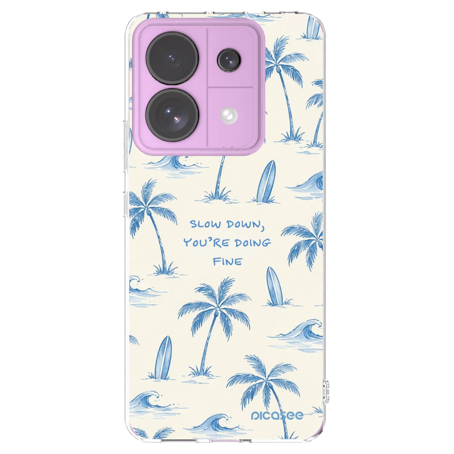 Picasee διαφανής θήκη σιλικόνης Xiaomi Redmi Note 13 Pro 5G - Slow Tide