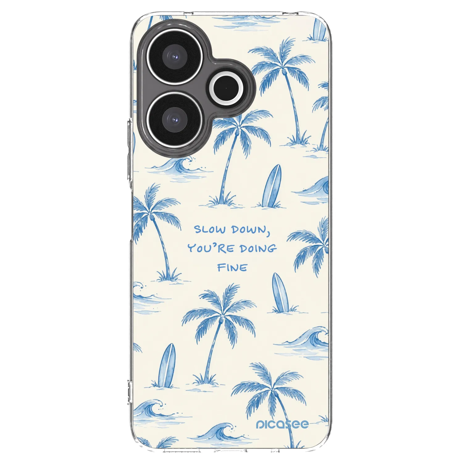 Picasee διαφανής θήκη σιλικόνης Xiaomi Redmi 13 4G - Slow Tide