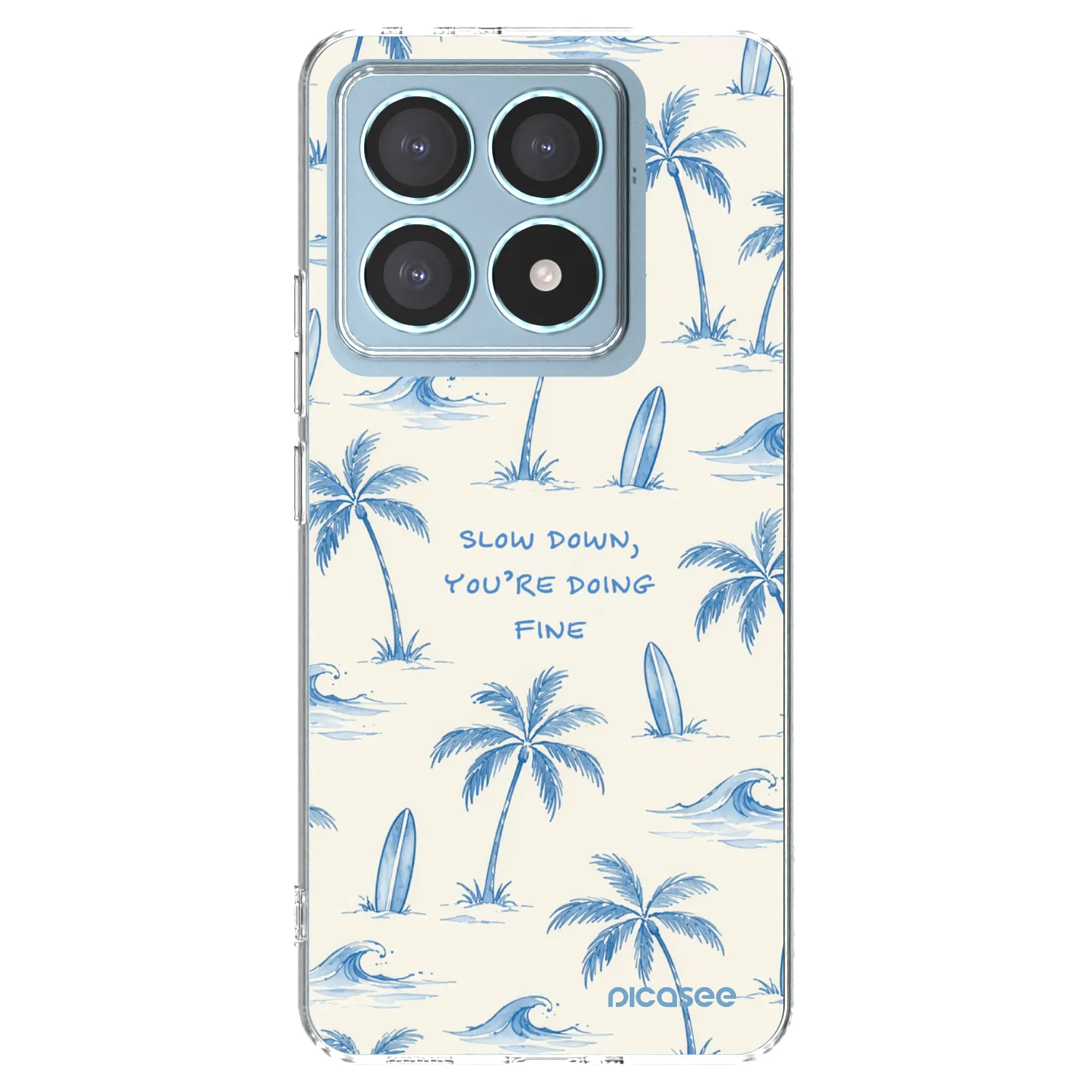 Picasee διαφανής θήκη σιλικόνης Xiaomi 14T Pro - Slow Tide