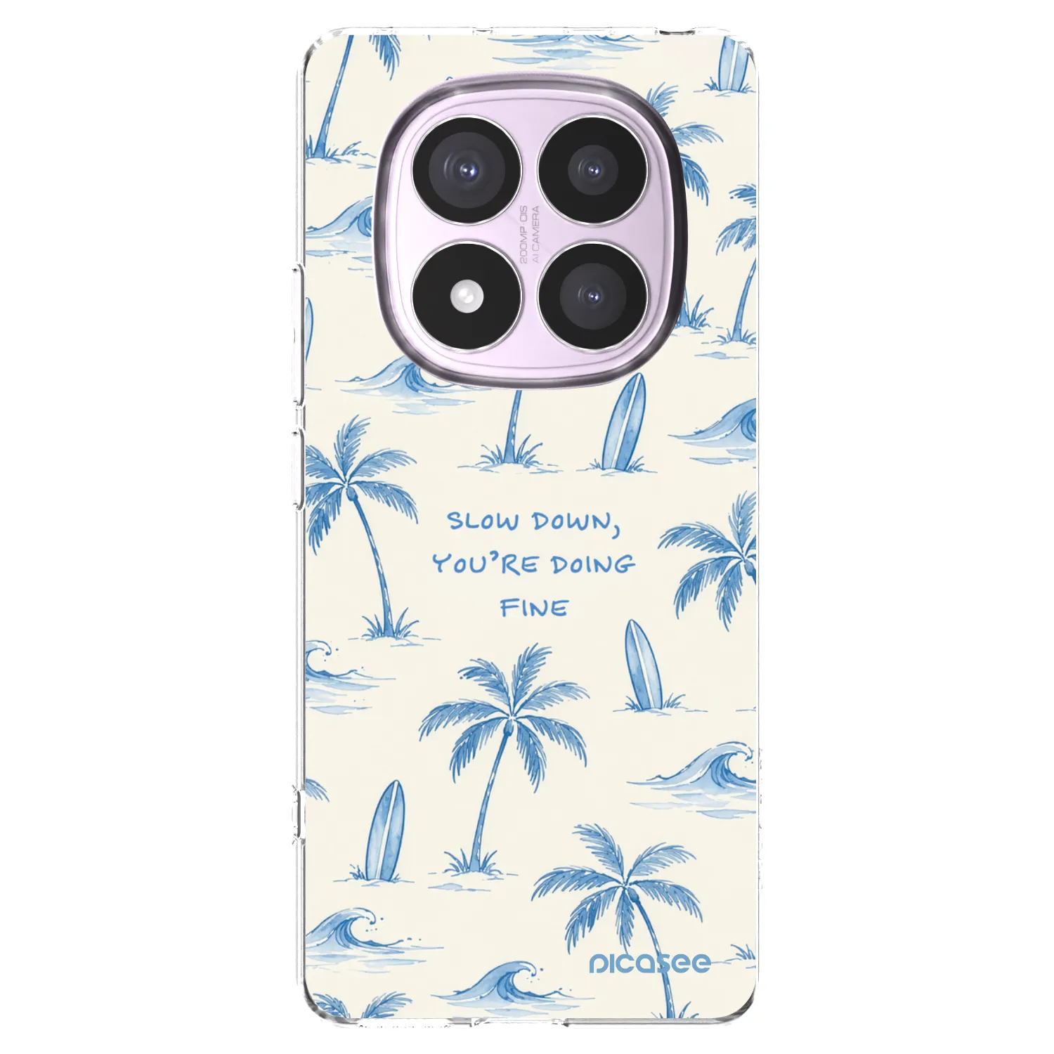 Picasee διαφανής θήκη σιλικόνης Xiaomi Redmi Note 14 Pro 5G - Slow Tide