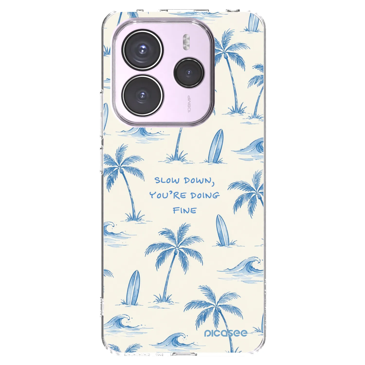 Picasee διαφανής θήκη σιλικόνης Xiaomi Redmi Note 14 5G - Slow Tide