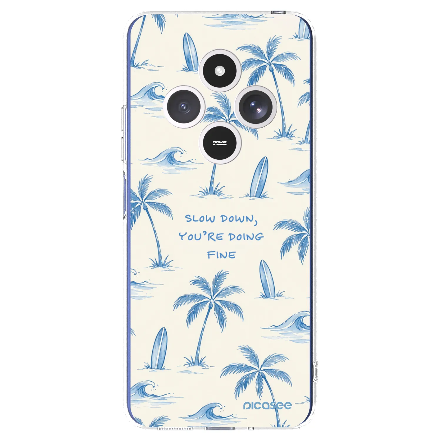 Picasee διαφανής θήκη σιλικόνης Xiaomi Redmi 14C - Slow Tide