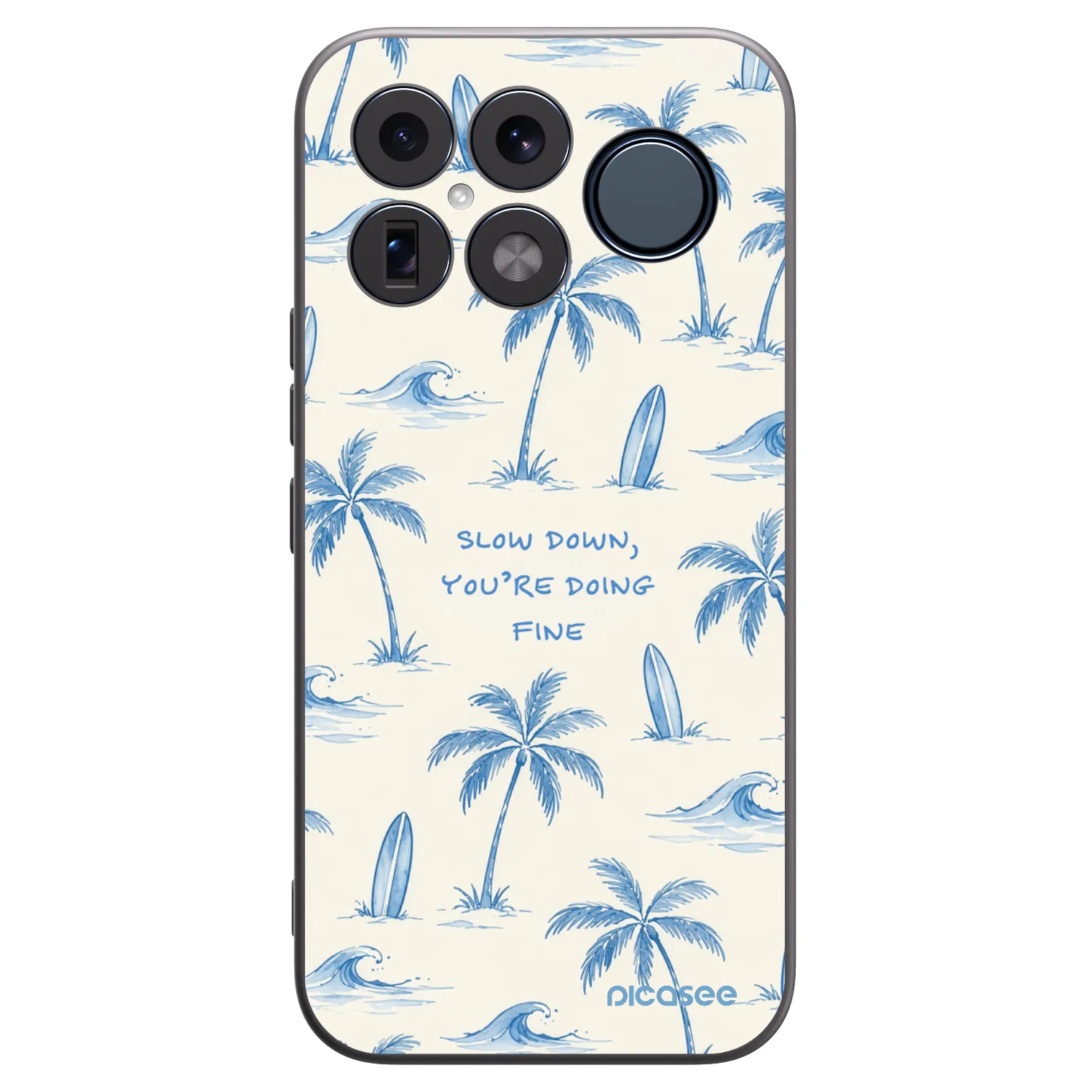 Picasee Μαύρη θήκη σιλικόνης για Xiaomi Poco F8 Ultra - Slow Tide