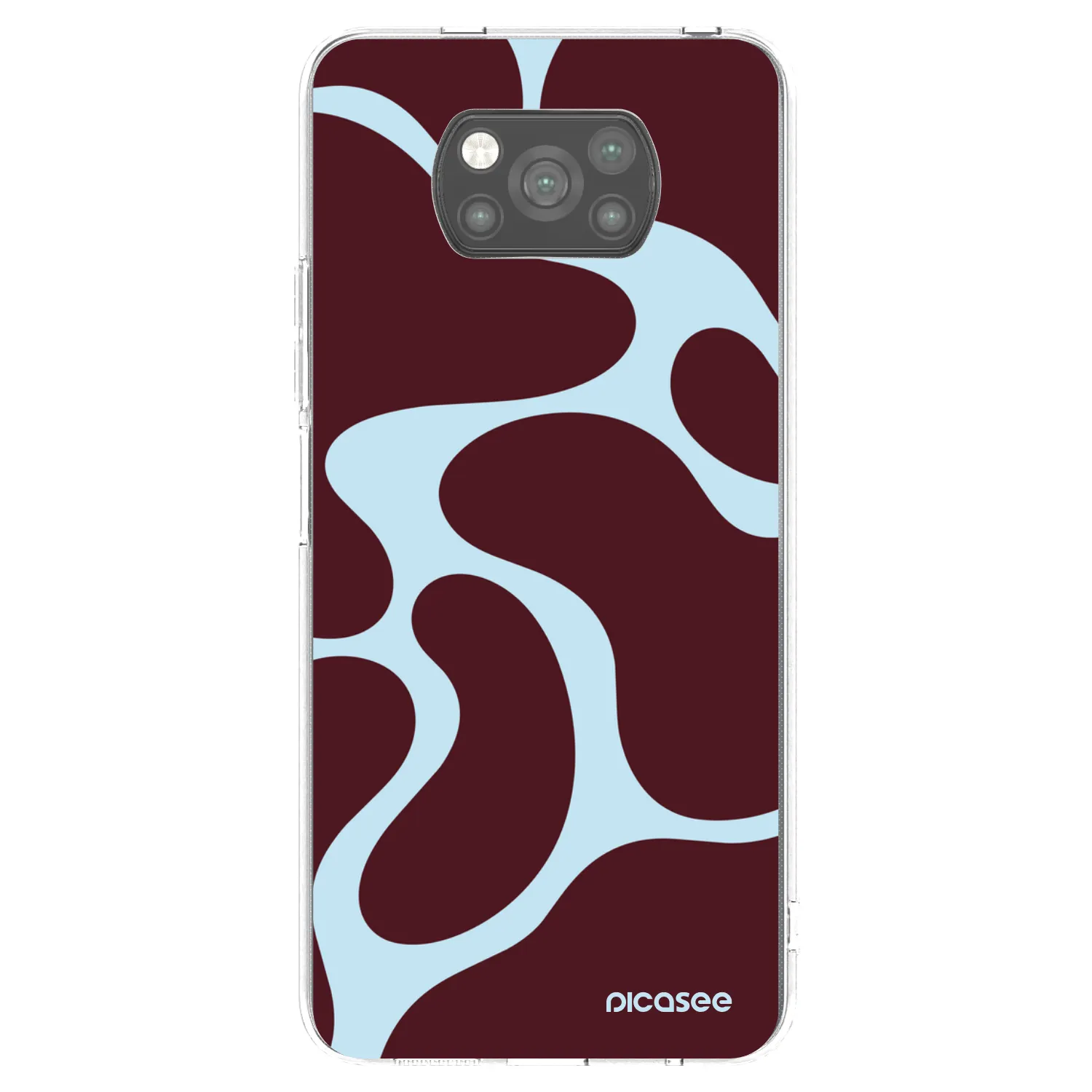 Picasee Μαύρη θήκη σιλικόνης για Xiaomi Poco X3 - Soft Detour