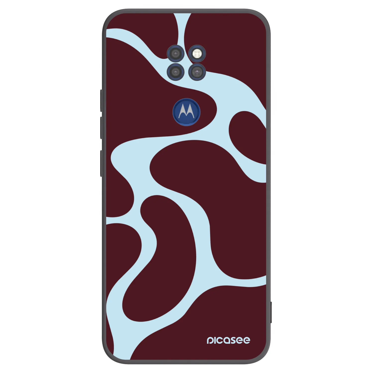 Picasee Μαύρη θήκη σιλικόνης για Motorola Moto G9 Play - Soft Detour
