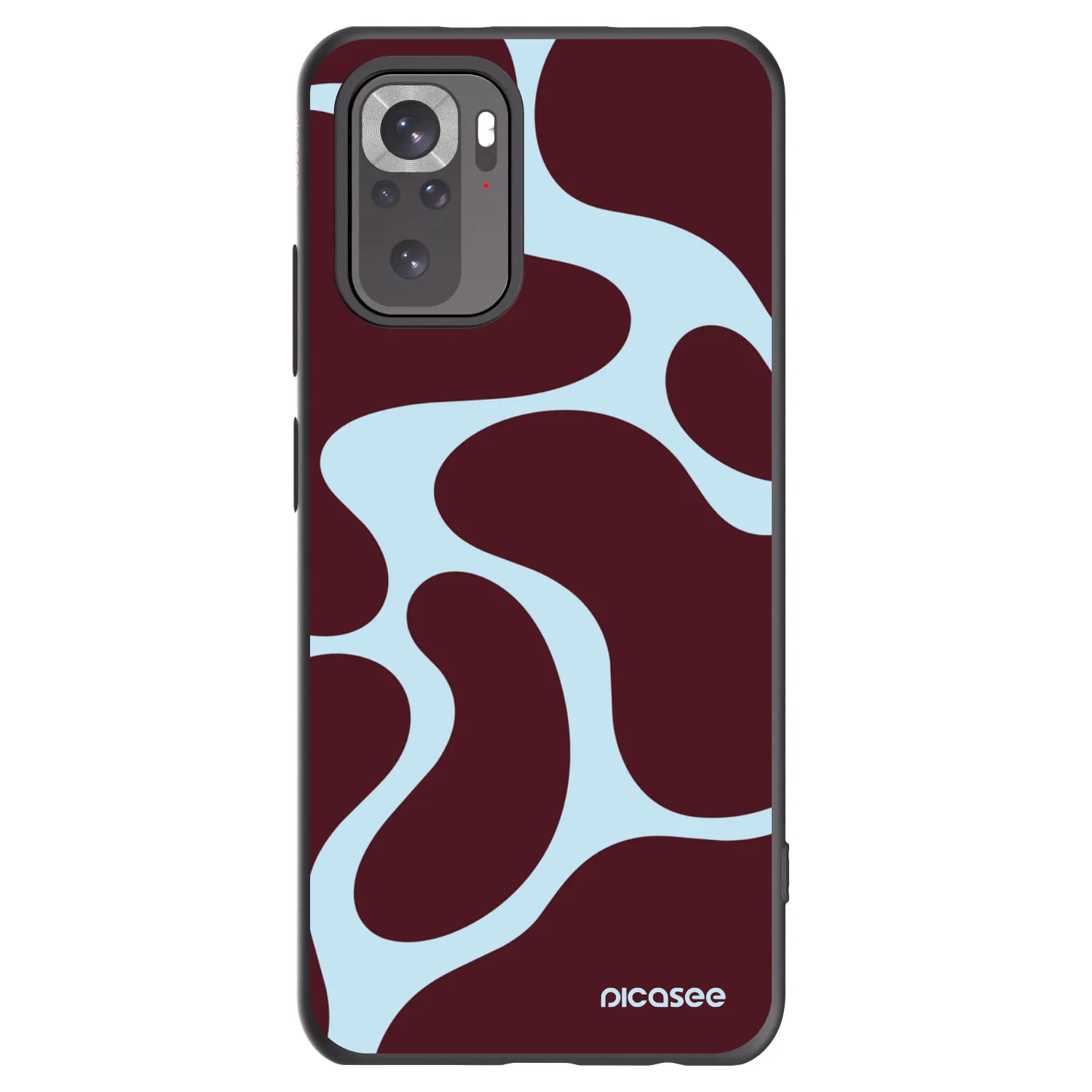 Picasee Μαύρη θήκη σιλικόνης για Xiaomi Redmi Note 10S - Soft Detour