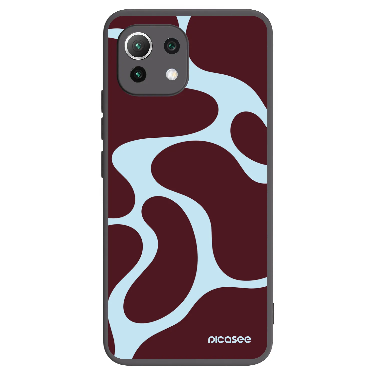 Picasee Μαύρη θήκη σιλικόνης για Xiaomi 11 Lite 5G NE - Soft Detour