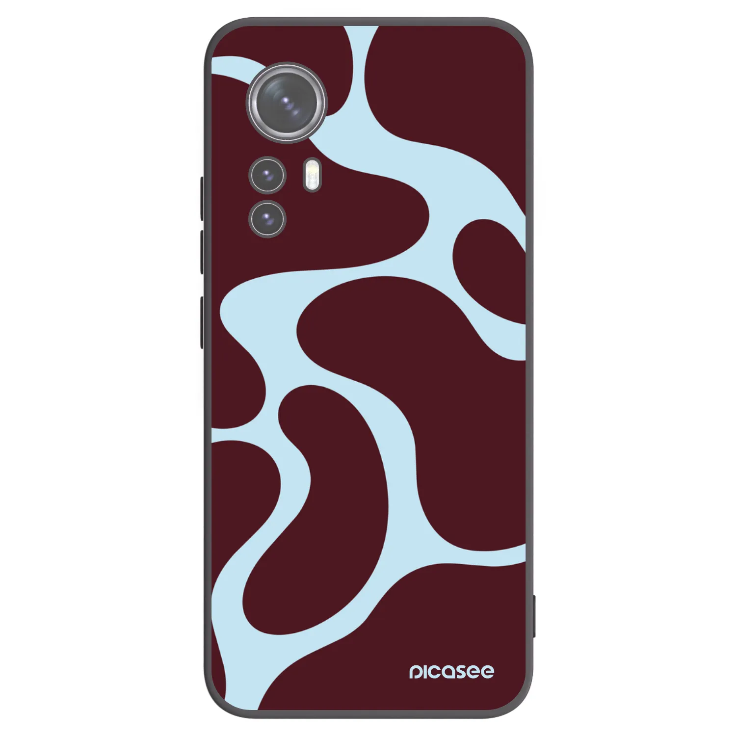 Picasee Μαύρη θήκη σιλικόνης για Xiaomi 12 - Soft Detour