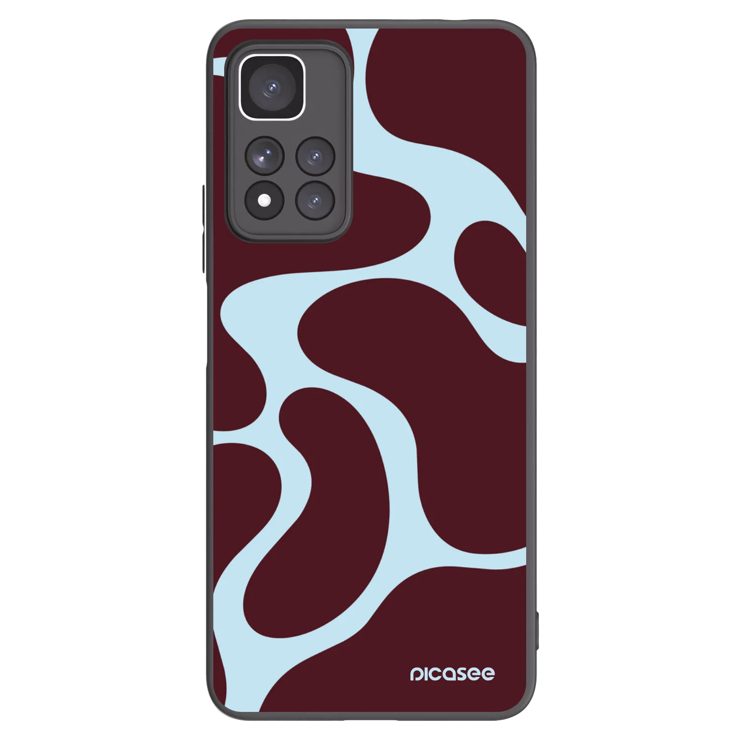 Picasee Μαύρη θήκη σιλικόνης για Xiaomi Redmi Note 11 Pro+ 5G - Soft Detour