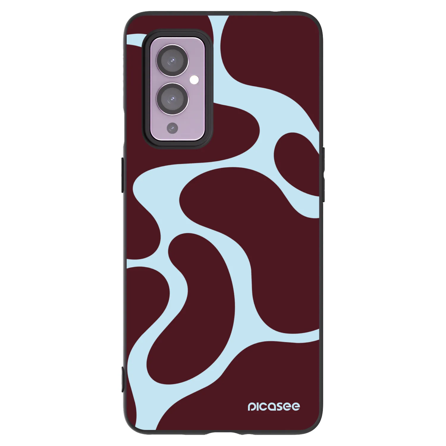 Picasee Μαύρη θήκη σιλικόνης για OnePlus 9 - Soft Detour