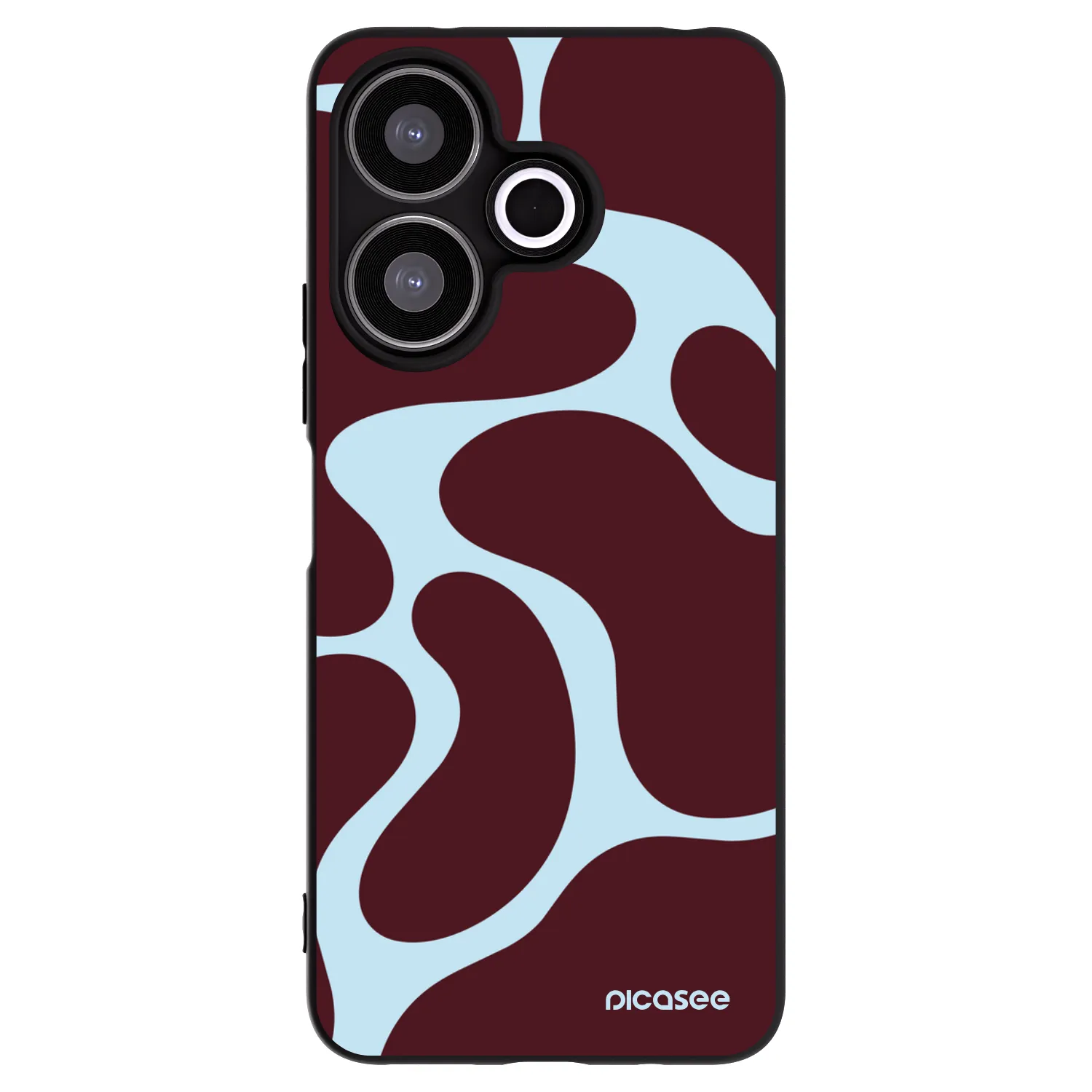 Picasee Μαύρη θήκη σιλικόνης για Xiaomi Redmi 13 4G - Soft Detour
