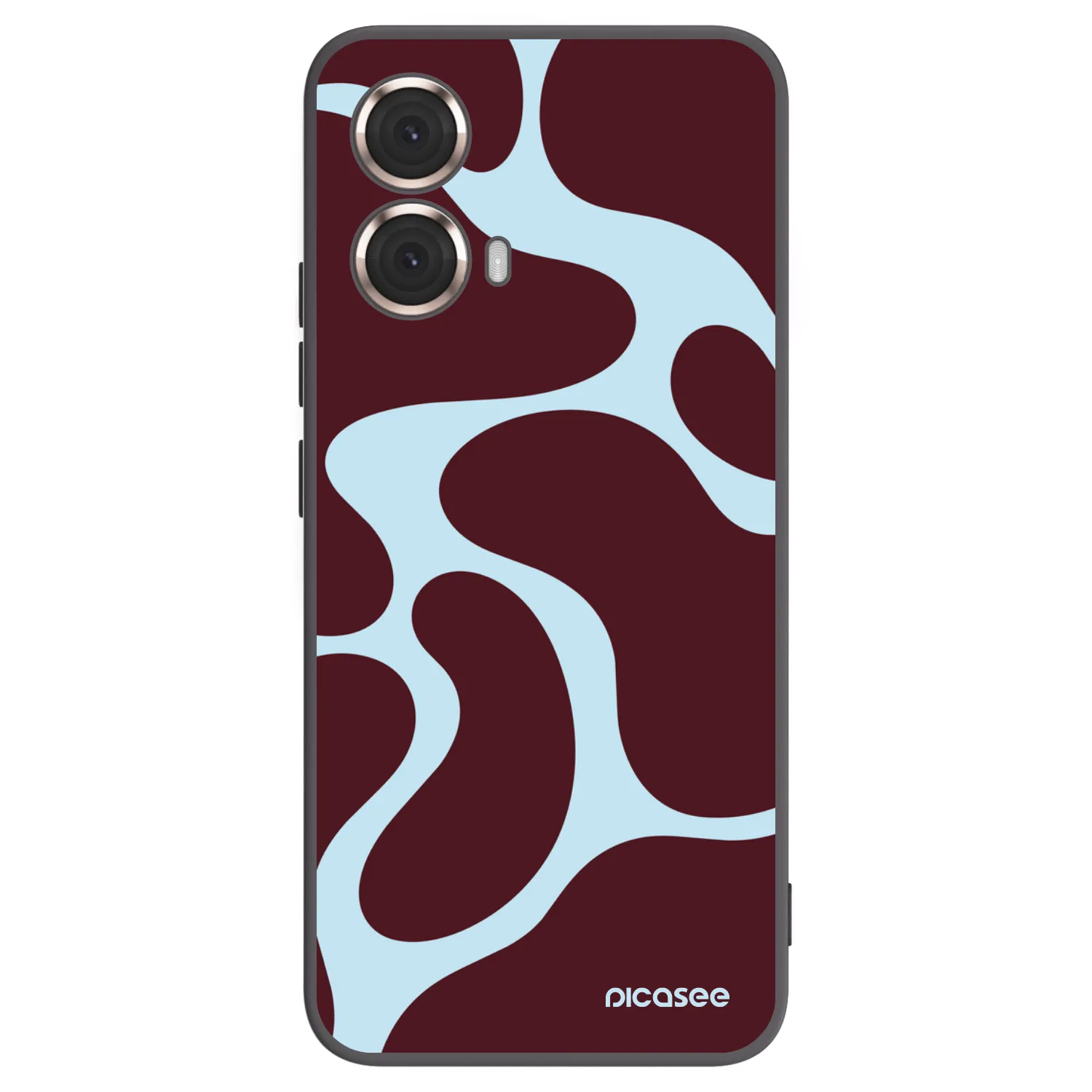 Picasee Μαύρη θήκη σιλικόνης για Motorola Moto G85 - Soft Detour