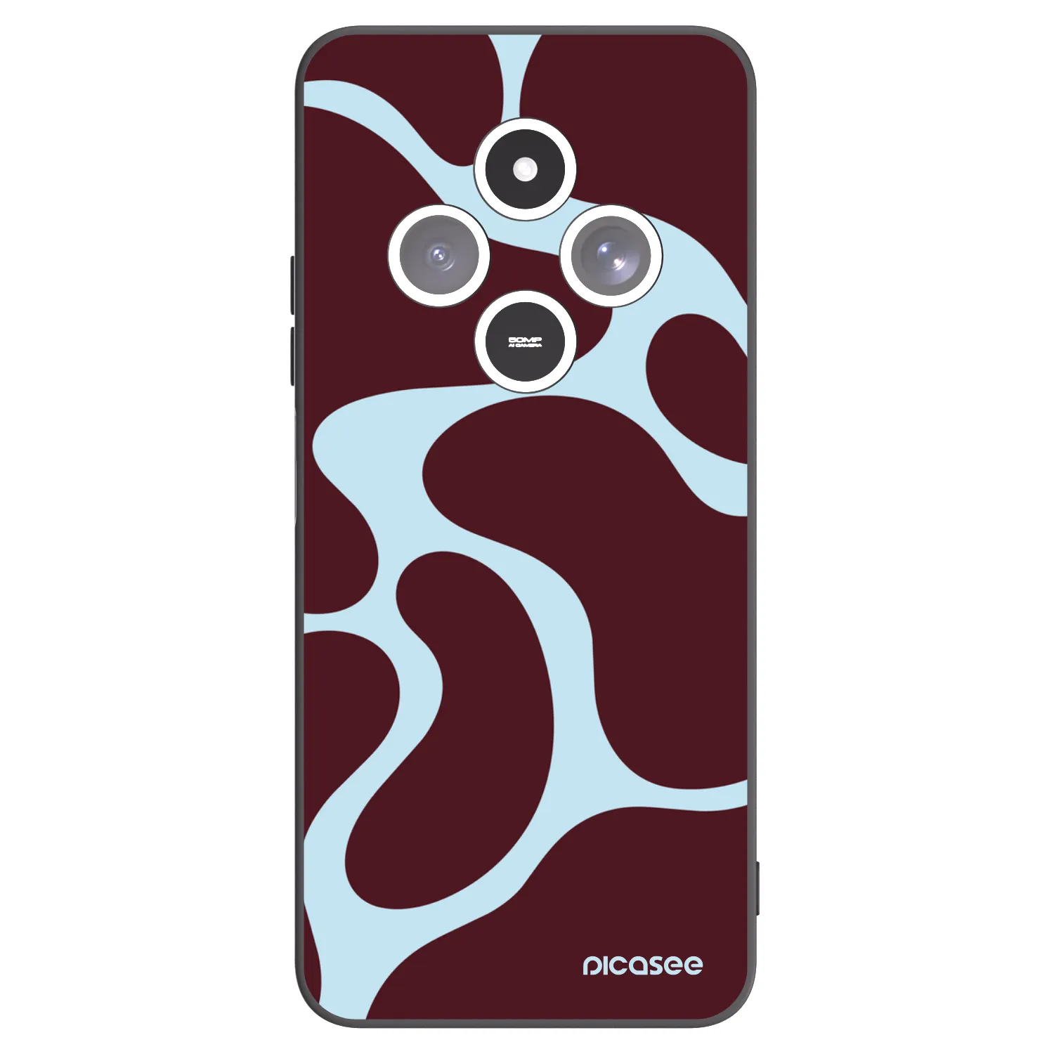Picasee Μαύρη θήκη σιλικόνης για Xiaomi Redmi 14C - Soft Detour