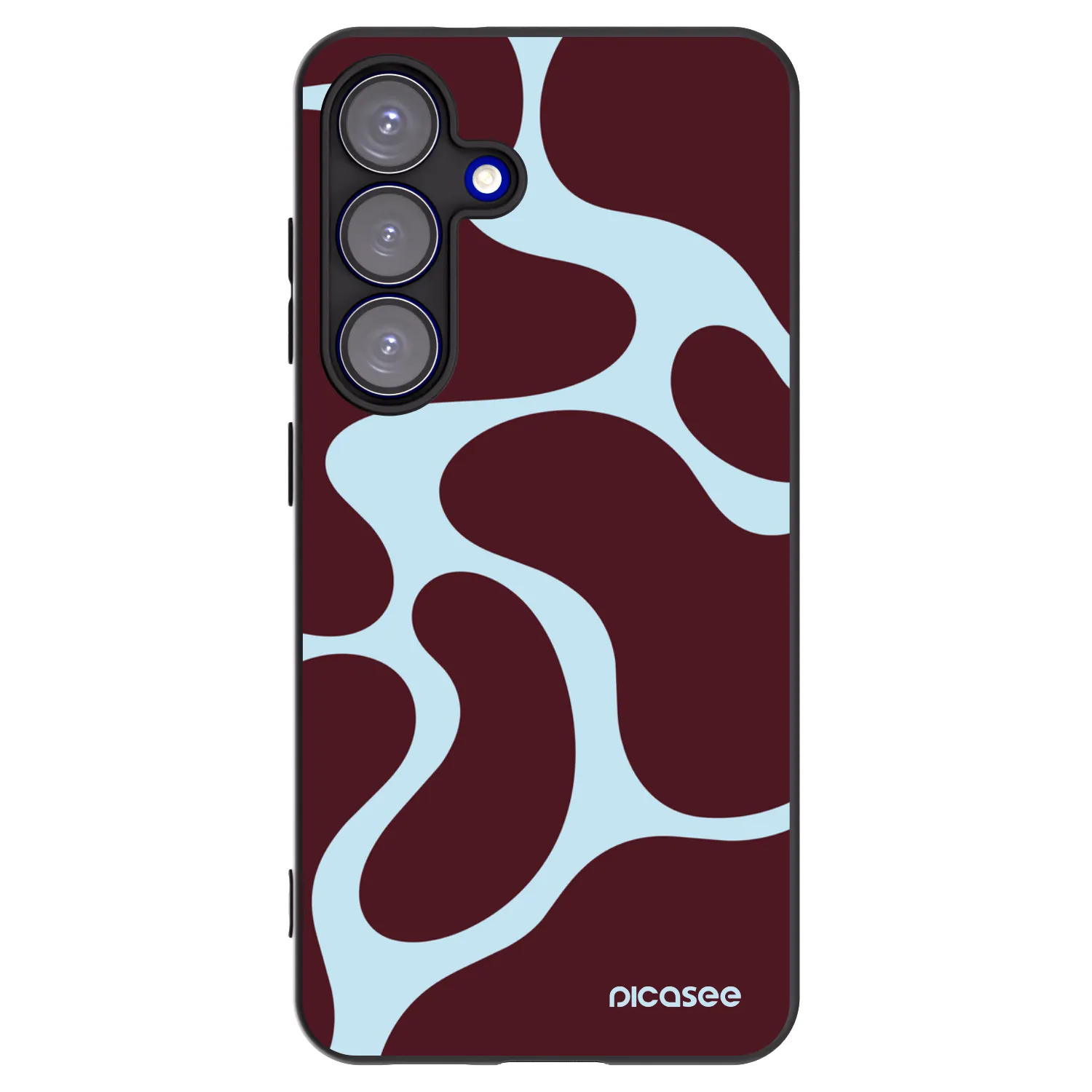 Picasee Μαύρη θήκη σιλικόνης για Samsung Galaxy S25 5G - Soft Detour