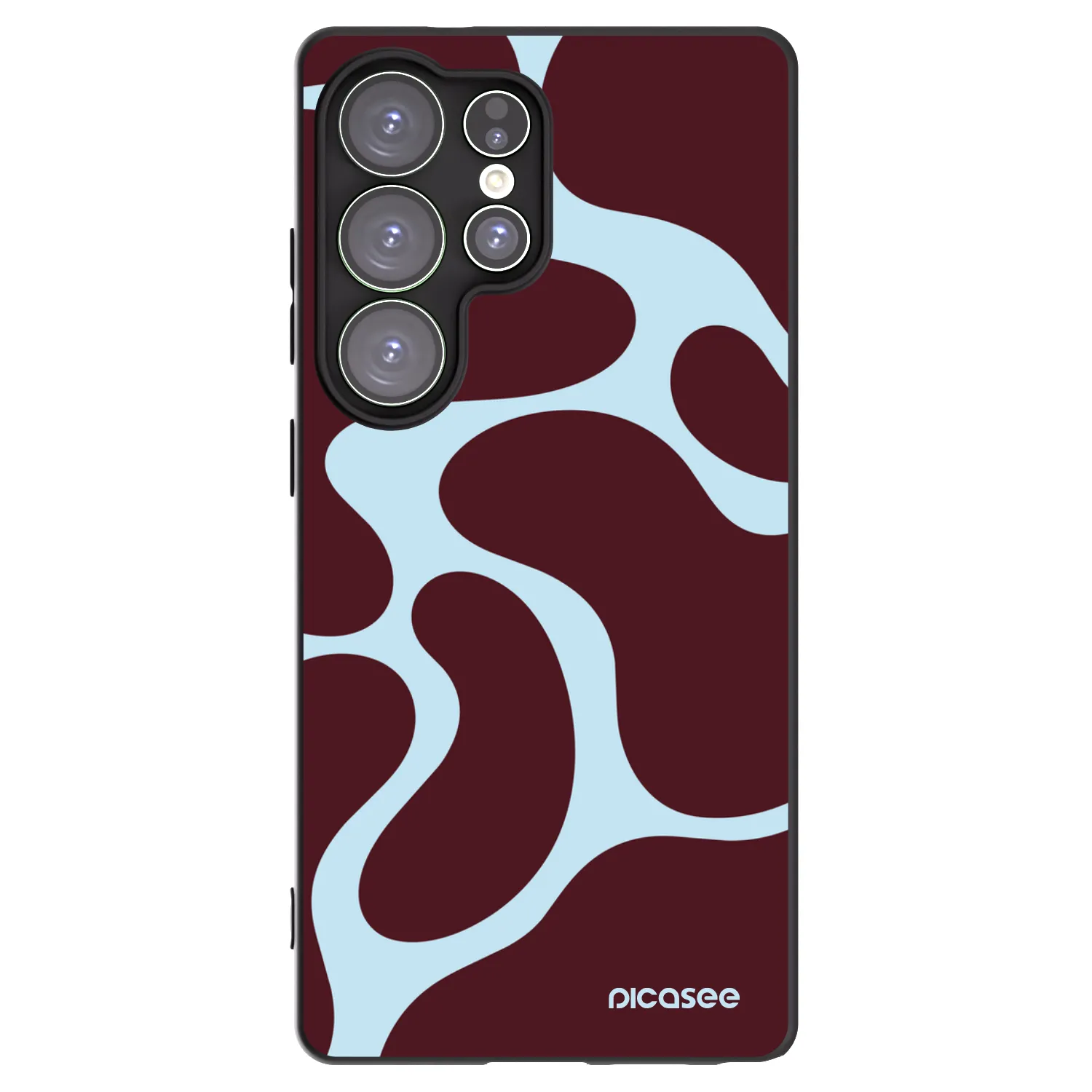 Picasee Μαύρη θήκη σιλικόνης για Samsung Galaxy S25 Ultra 5G - Soft Detour
