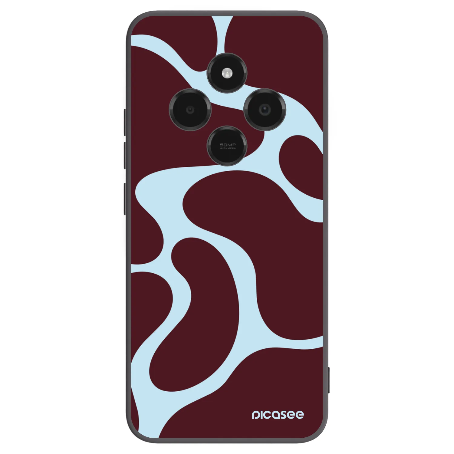 Picasee Μαύρη θήκη σιλικόνης για Xiaomi Poco C75 - Soft Detour