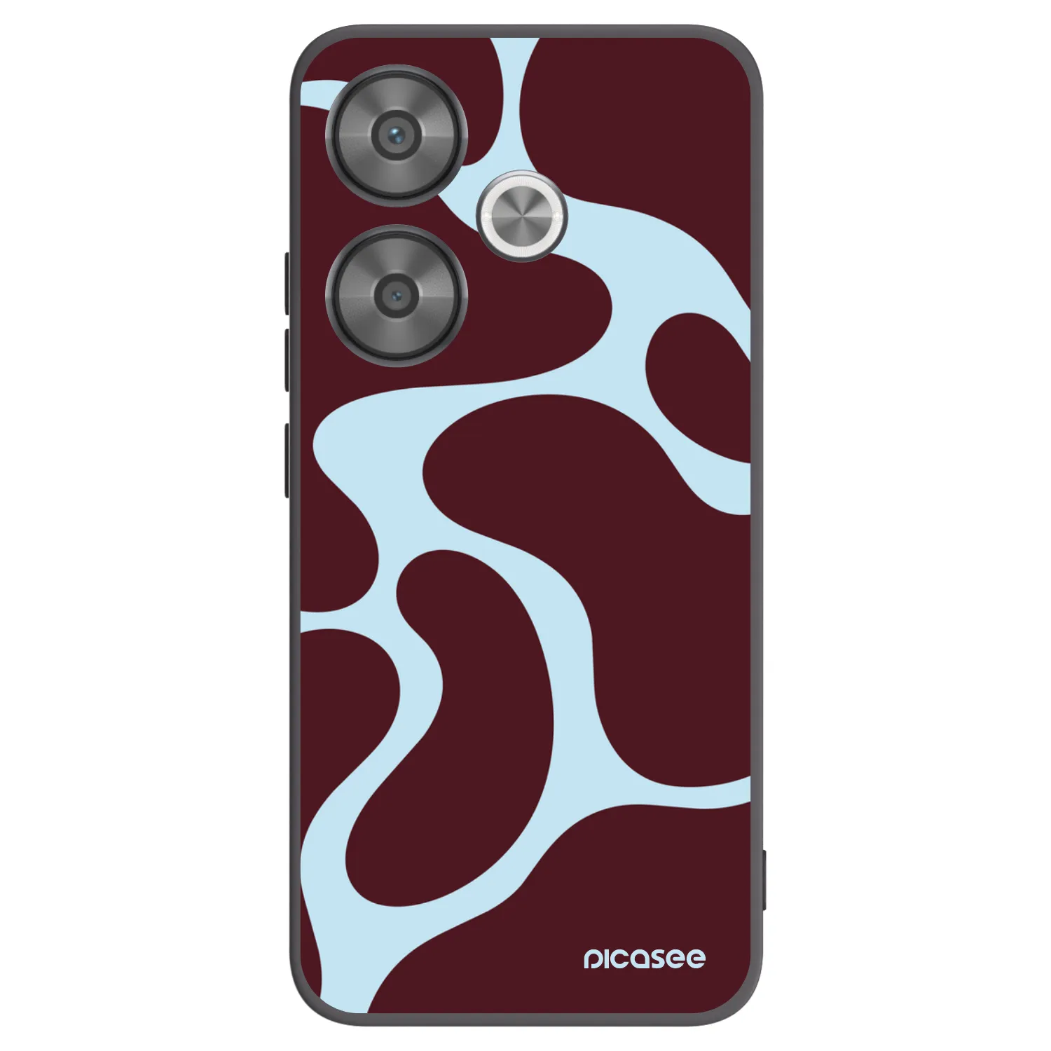Picasee Μαύρη θήκη σιλικόνης για Xiaomi Poco F6 - Soft Detour
