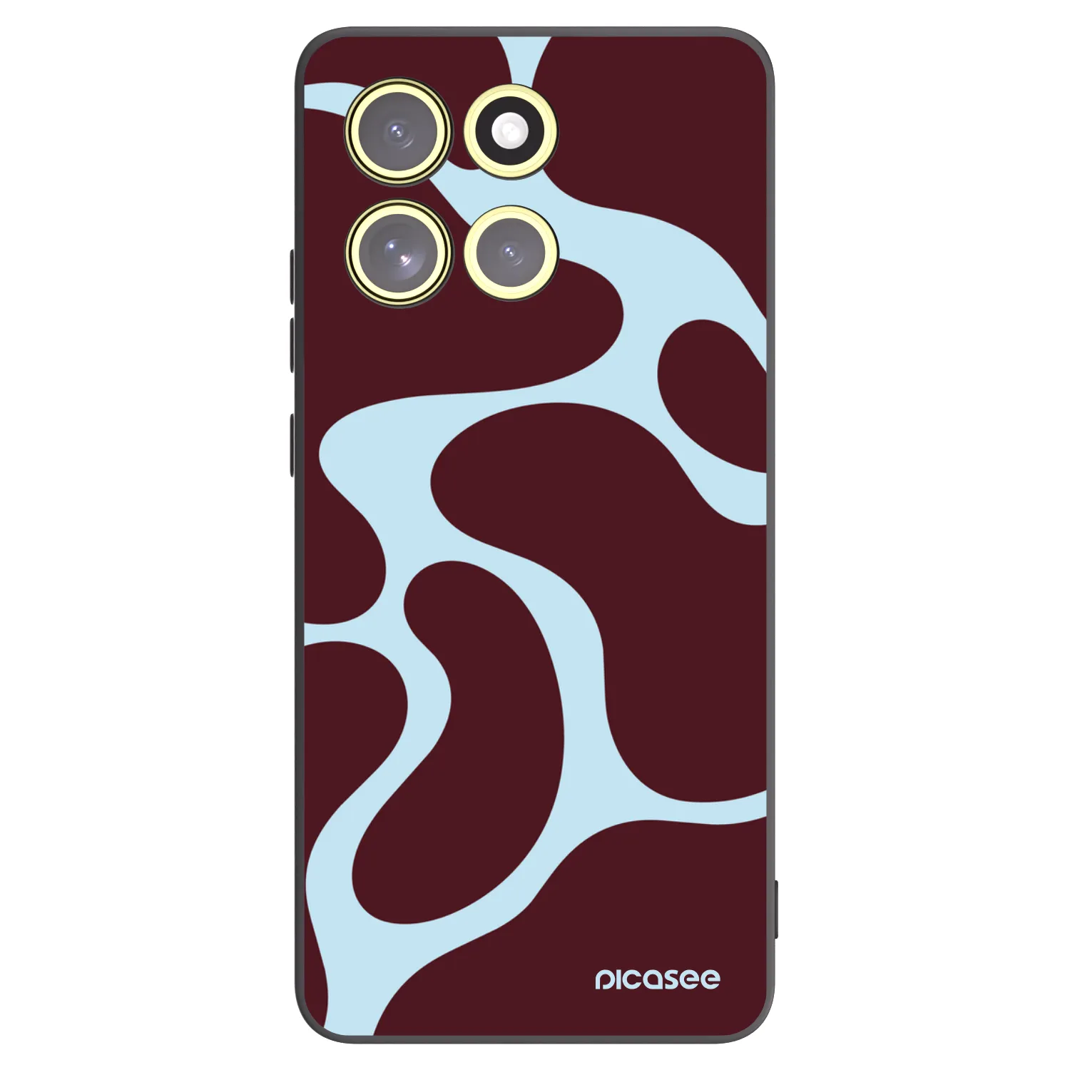Picasee Μαύρη θήκη σιλικόνης για Motorola Moto G86 Power 5G - Soft Detour