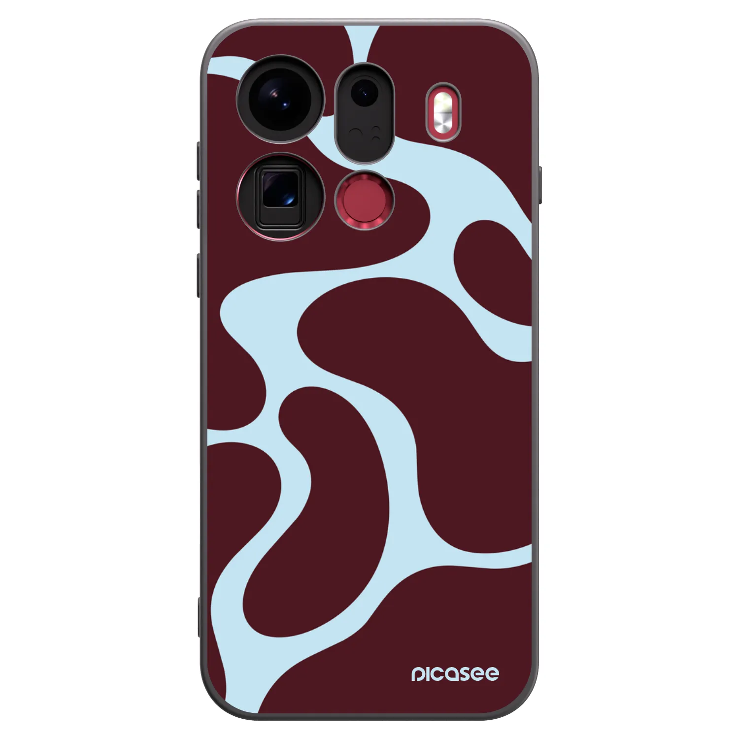 Picasee Μαύρη θήκη σιλικόνης για OPPO Find X9 Pro - Soft Detour