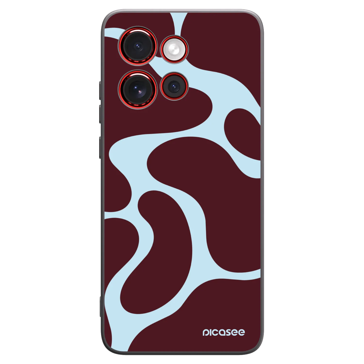 Picasee Μαύρη θήκη σιλικόνης για Motorola Edge 60 Neo 5G - Soft Detour