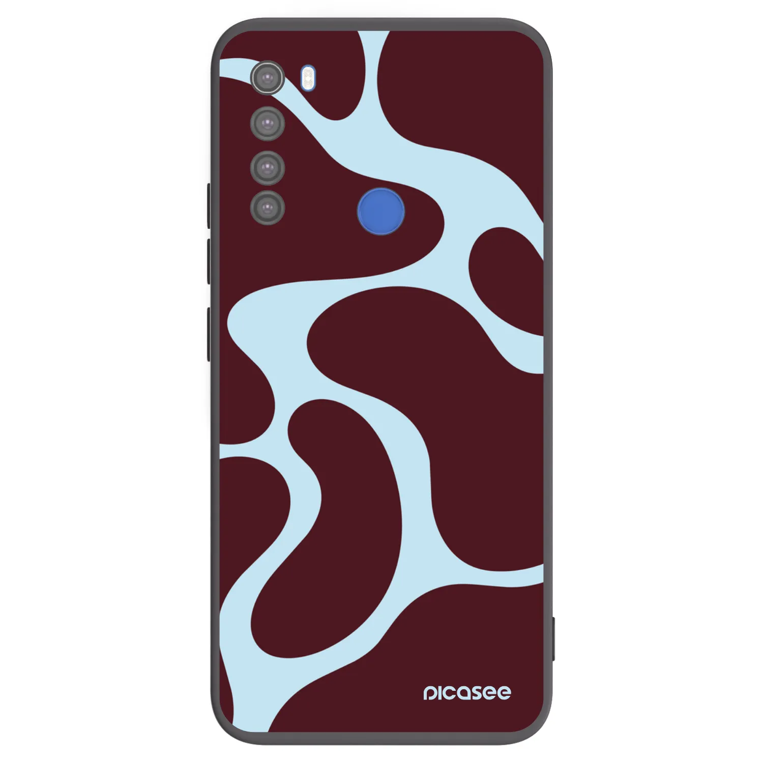 Picasee Μαύρη θήκη σιλικόνης για Xiaomi Redmi Note 8T - Soft Detour