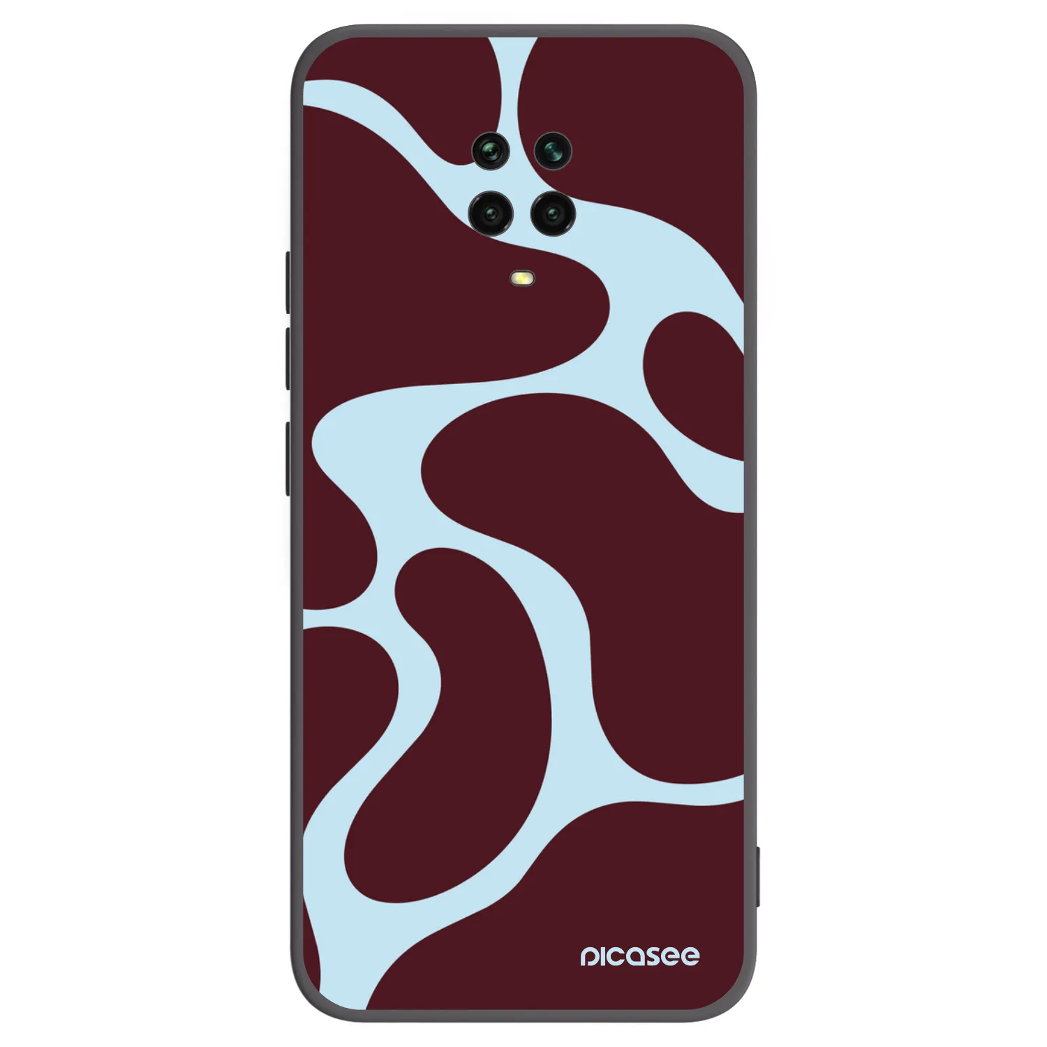 Picasee Μαύρη θήκη σιλικόνης για Xiaomi Redmi Note 9 Pro - Soft Detour