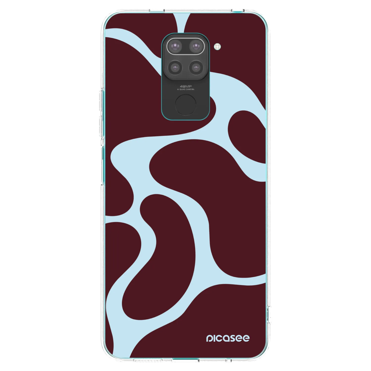 Picasee Μαύρη θήκη σιλικόνης για Xiaomi Redmi Note 9 - Soft Detour