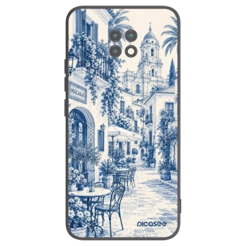 Picasee Μαύρη θήκη σιλικόνης για Xiaomi Redmi Note 9T - Calle Azul